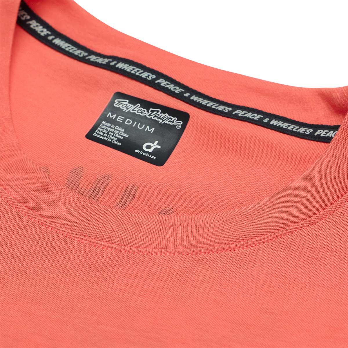 Troy Lee Designs Skyline Short Sleeve Ride Tee Men's in P&W Melon